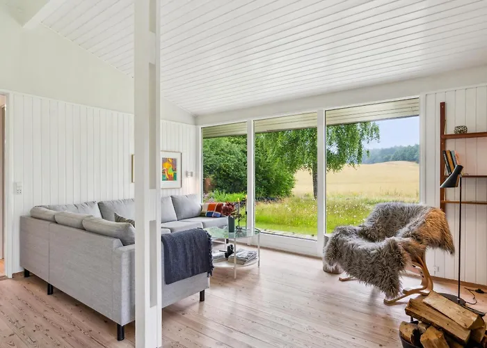 Cosy In Hilly Nature With Beautiful Views, Covered Terrace And Fire Pit In Peaceful Surroundings Close To Sletterhage Lighthouse, The *