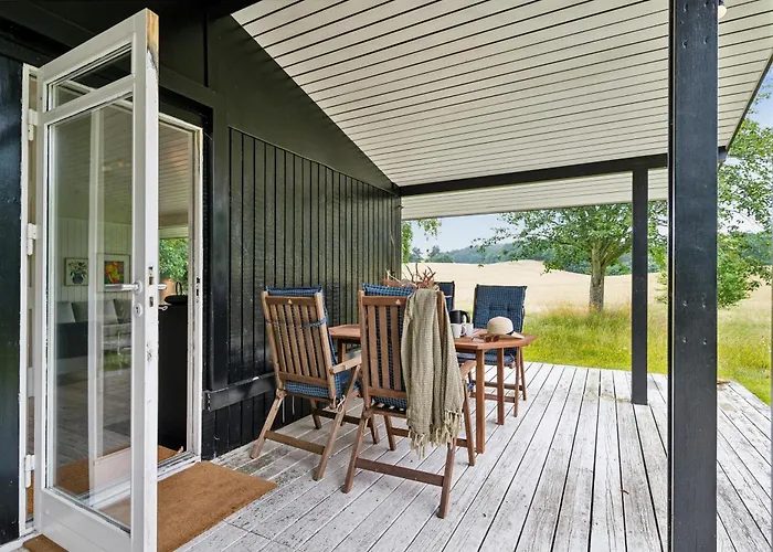 Cosy In Hilly Nature With Beautiful Views, Covered Terrace And Fire Pit In Peaceful Surroundings Close To Sletterhage Lighthouse, The *