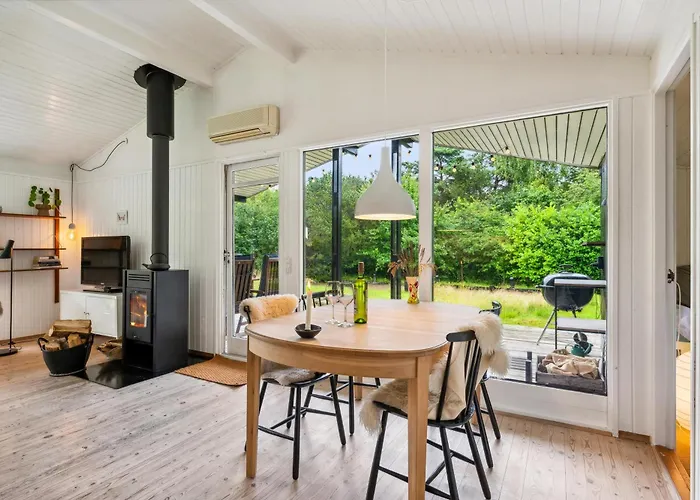 Cosy In Hilly Nature With Beautiful Views, Covered Terrace And Fire Pit In Peaceful Surroundings Close To Sletterhage Lighthouse, The * Knebel