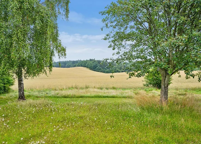 Feriehus Cosy In Hilly Nature With Beautiful Views, Covered Terrace And Fire Pit In Peaceful Surroundings Close To Sletterhage Lighthouse, The Knebel